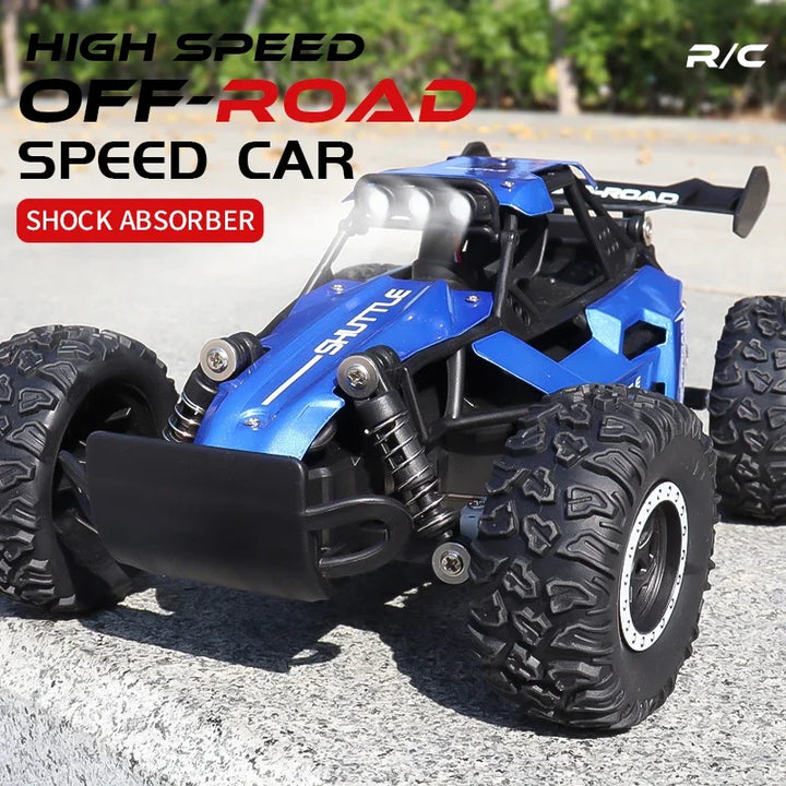Lisslune | 1:16 RC Car with LED Lights – High-Speed Off-Road Adventure