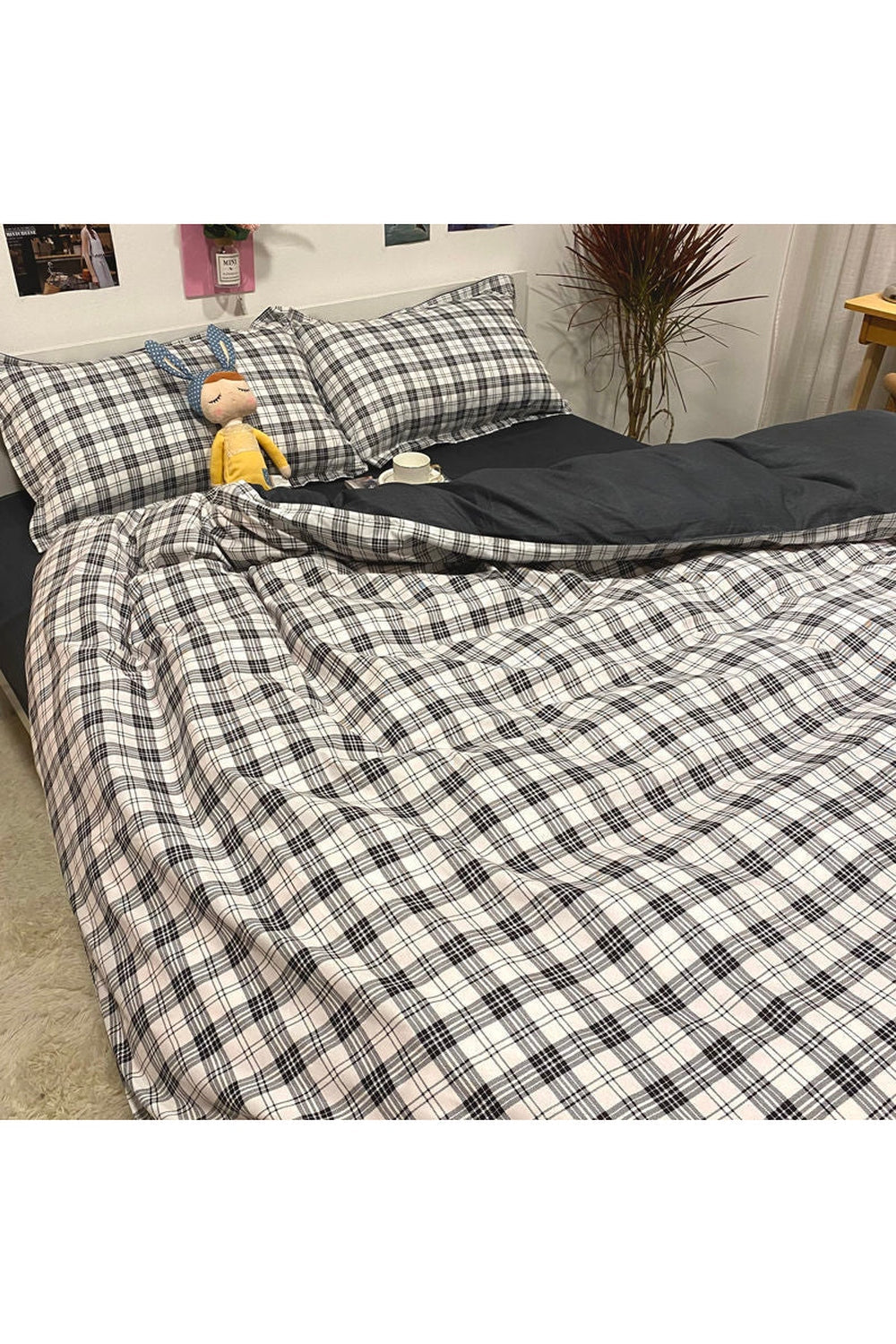 Lisslune | Checkered bedding collection