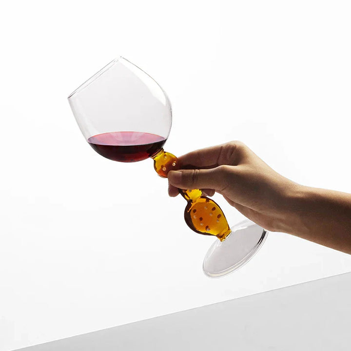 Rynx | Cactus Stemware Wine Glass Cocktail Glass Heat Resistant Glass Red Wine Glass Cocktail Goblet Drinking Utensils Barware