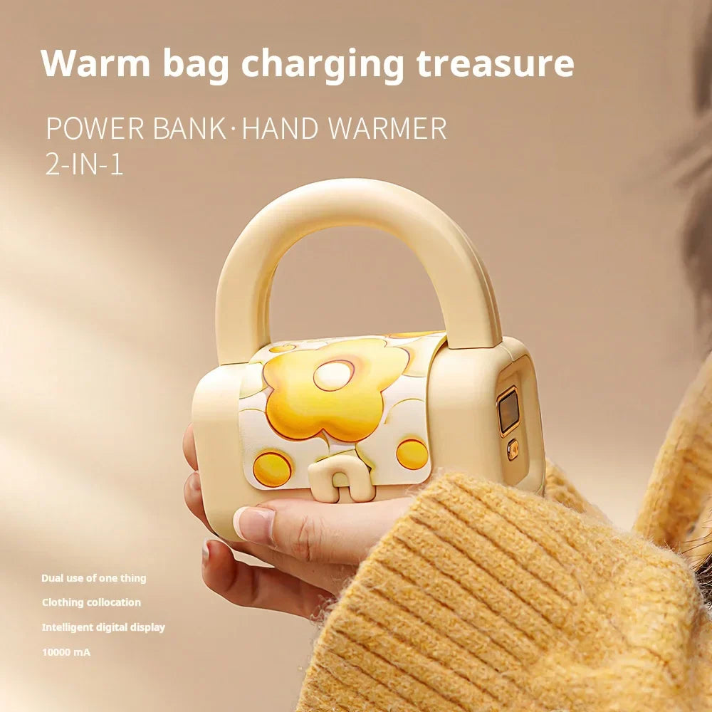 Lisslune | Handbag Digital Display Hand Warmer Power Bank