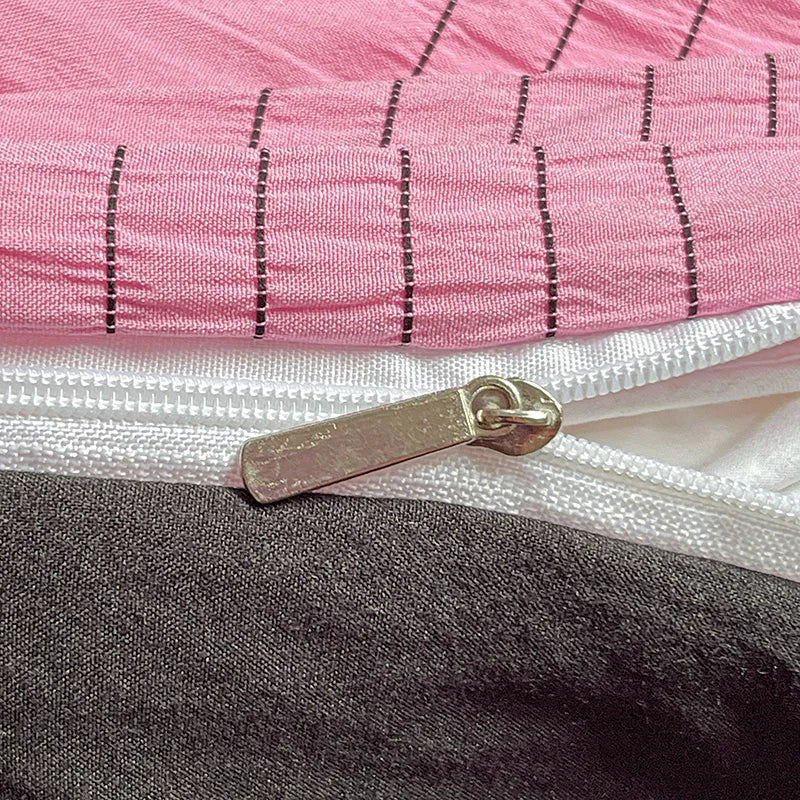 Rynx | Raspberry Bed Linen Comforter Sets Duvet Cover Bed Sheet Set Pillowcases Bed Linen Set Queen/King Bed bedspreads