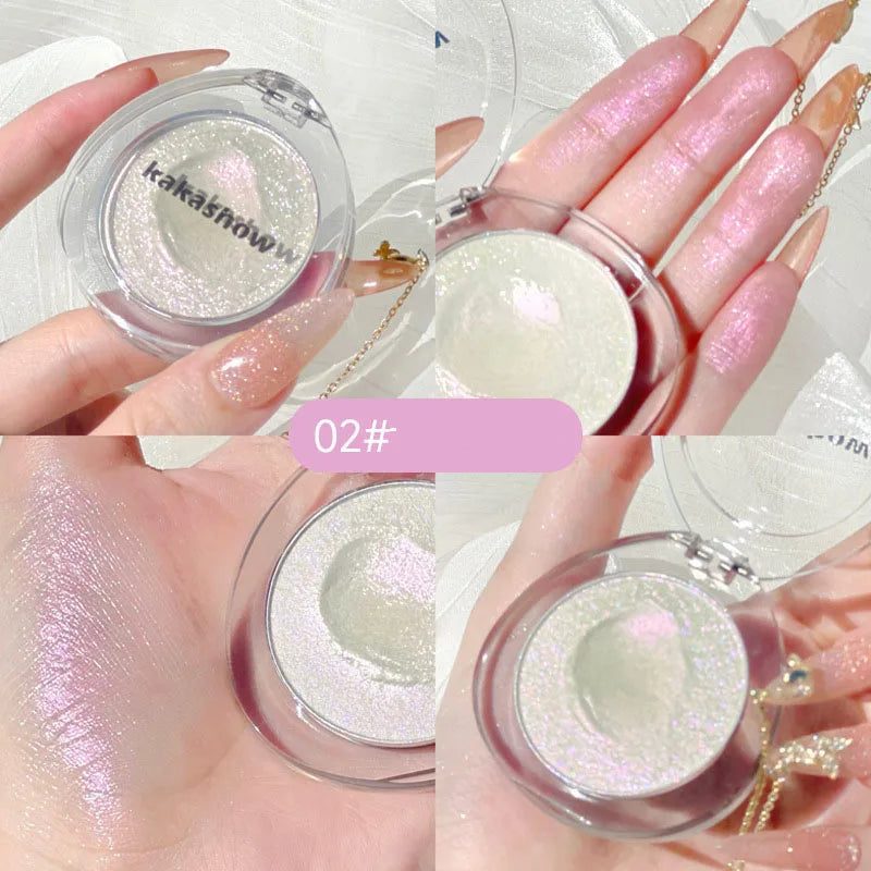 Rynx | Highlighter Powder Diamond Polarization Fairy Powder Shimmer Water Light Contour Face Body Illuminator Make-up Cosmetics