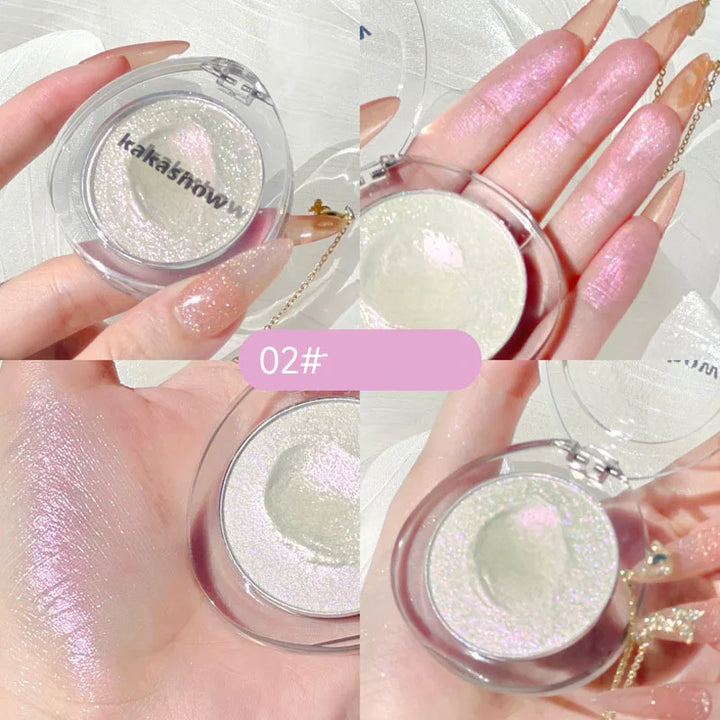 Rynx | Highlighter Powder Diamond Polarization Fairy Powder Shimmer Water Light Contour Face Body Illuminator Make-up Cosmetics