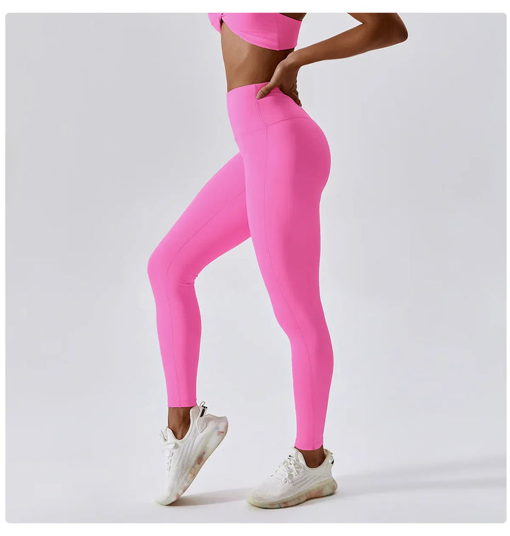 Lisslune | Breathable Push-Up Yoga Leggings with Peach Lift