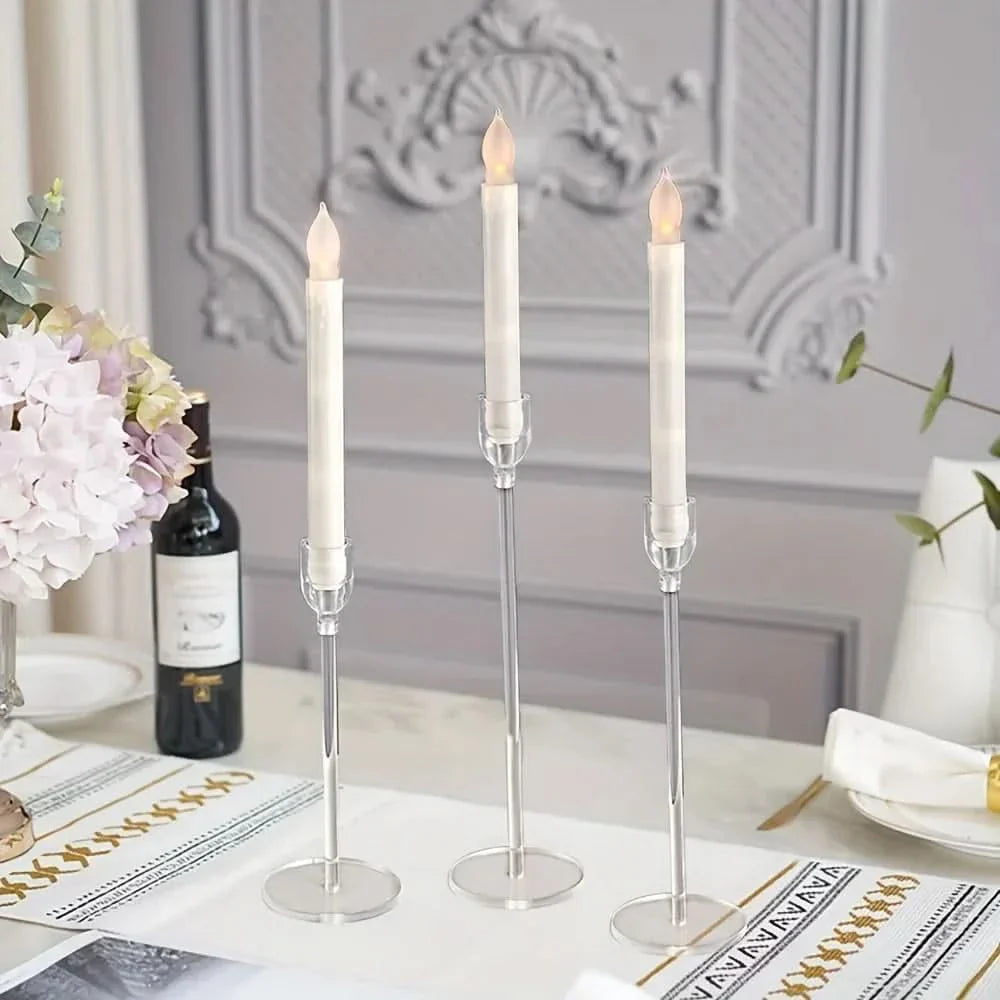 Lisslune | LumenAcry Acrylic Candle Holder Set (3-piece)