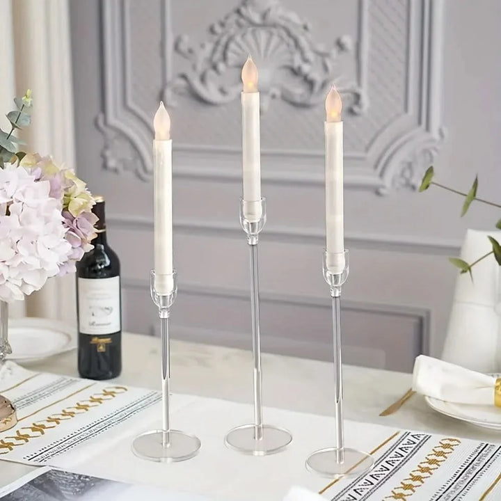 Lisslune | LumenAcry Acrylic Candle Holder Set (3-piece)