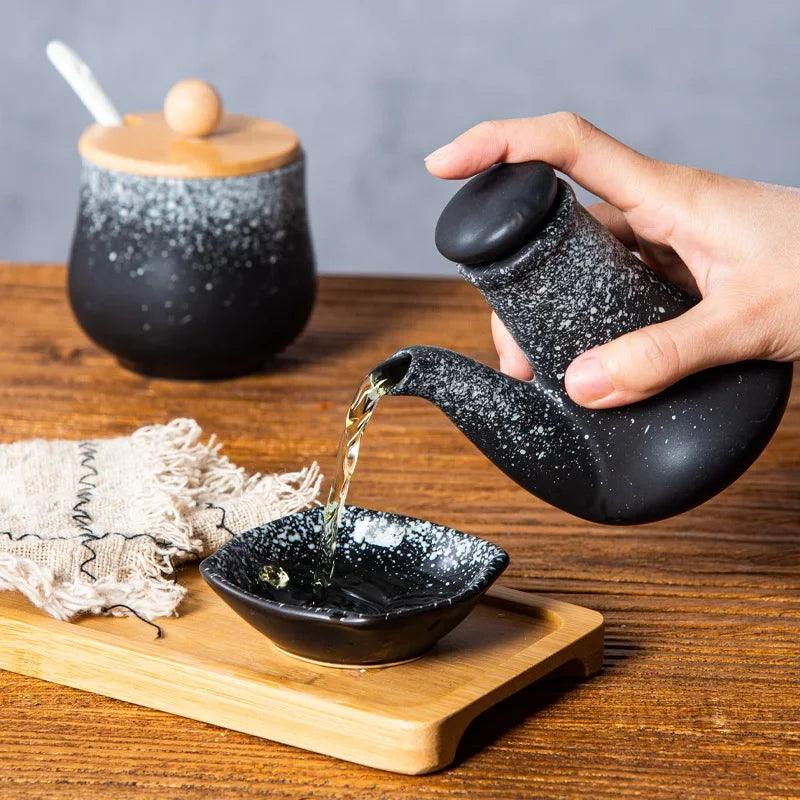 Lisslune | Exquisite Japanese Ceramic Spice Collection for Culinary Excellence