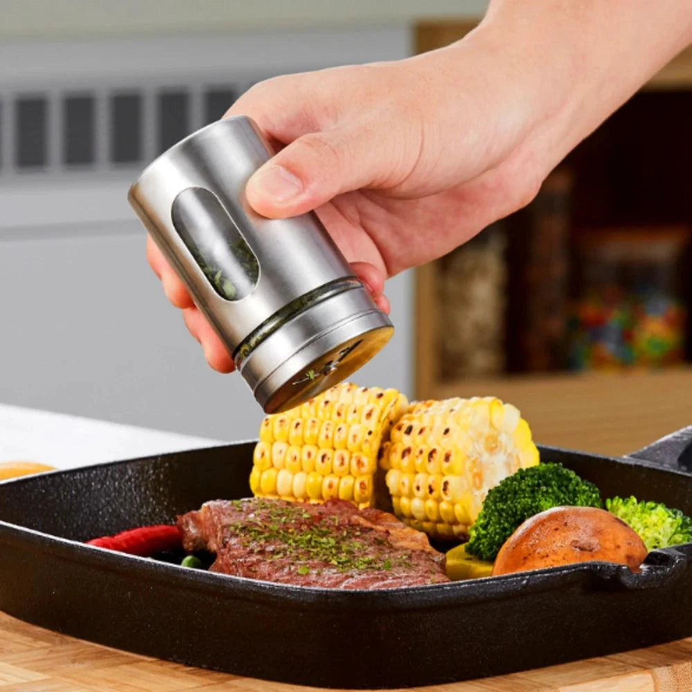 Lisslune | Seasoning on the go: Portable glass salt shaker for an instant flavor kick