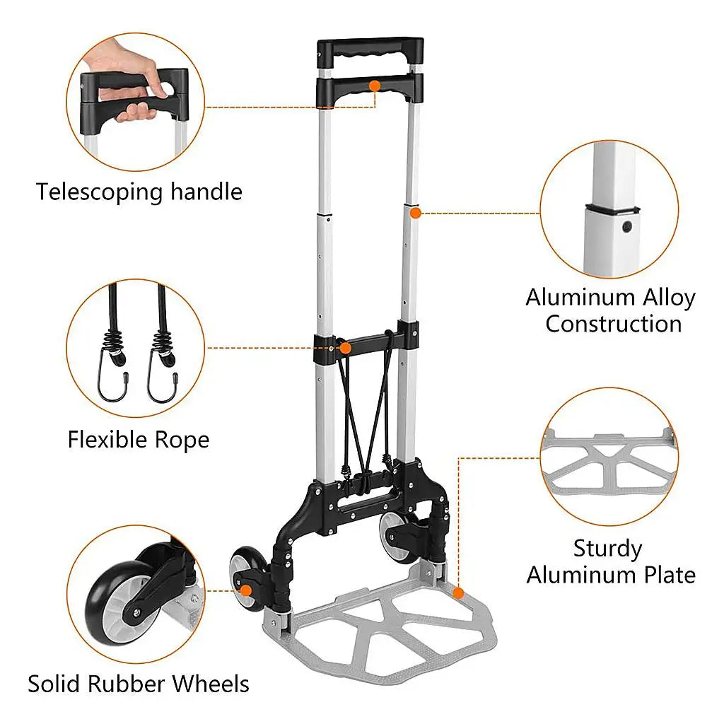 Lisslune | Folding Hand Truck Trolley – CargoMax