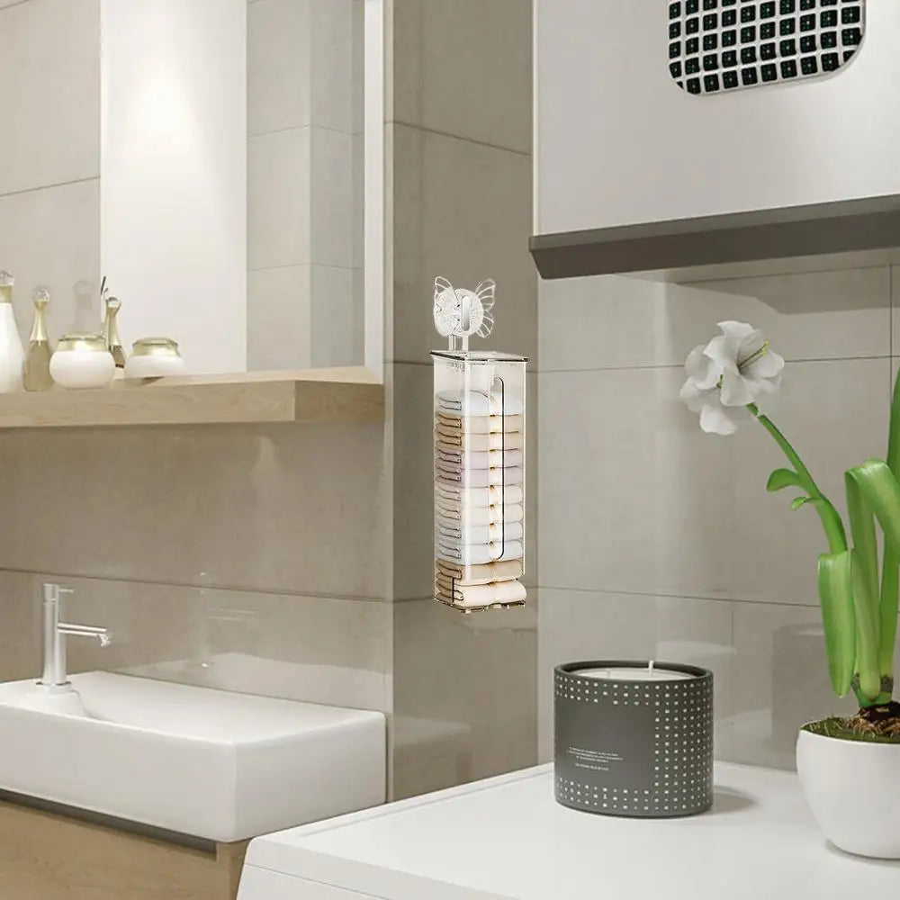 Lisslune | Transparent Multifunctional Wall-Mounted Sock Organizer