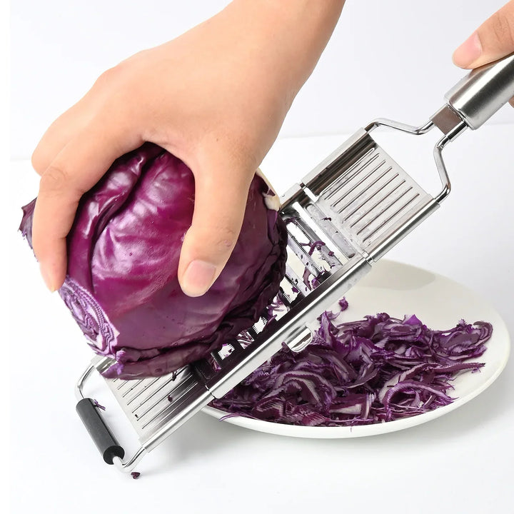 Lisslune | Stainless Steel Chopper Cutter Grater | Portable Handheld Vegetable Slicer | Easy to Clean Multifunctional Kitchen Tool