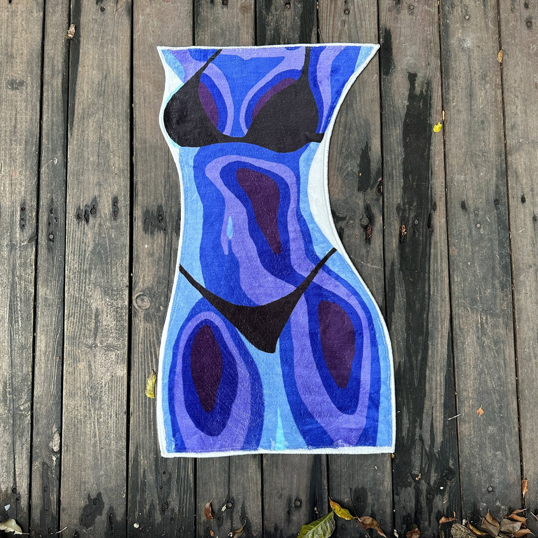 Rynx | Sexy Flowing Colored Rug Digital Printing Technology Simple Housewarming Gift Handmade Non-Slip Decorative Rug