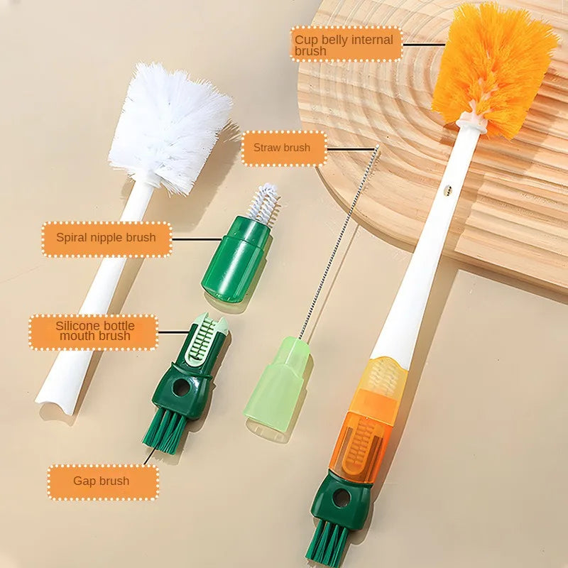 Lisslune | Ultra Scrub Multipurpose Long Arm Kitchen Brush Set