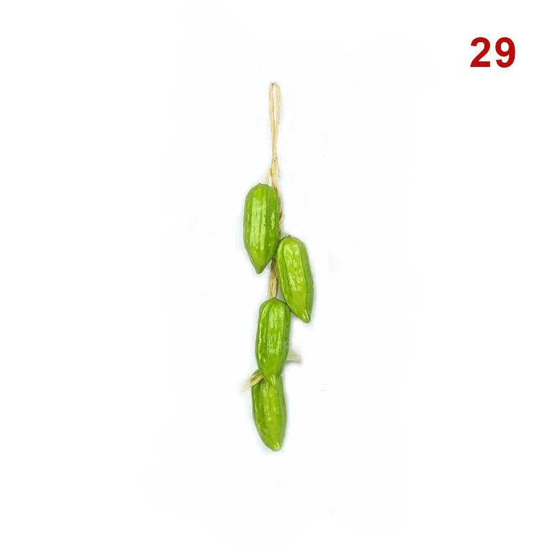 Lisslune | Realistic Hanging Foam Fruit and Seafood Decoration for Home and Event Enhancement