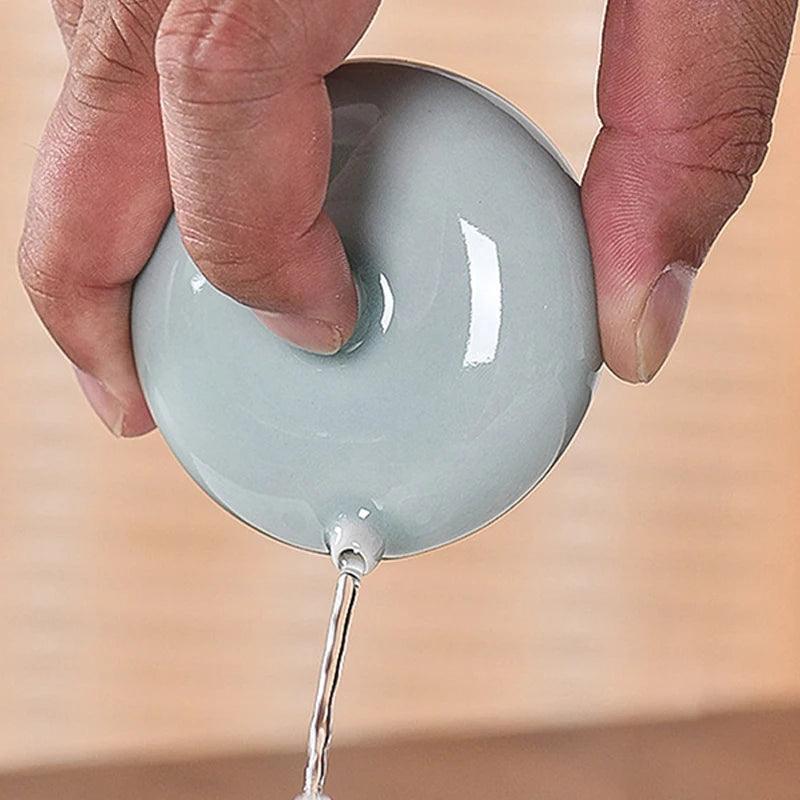Lisslune | Artisans Water Drop Ceramic Ink Stone for Creative Inspiration