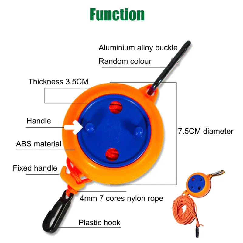 Lisslune | Adjustable Retractable Portable Travel Friendly Clothesline