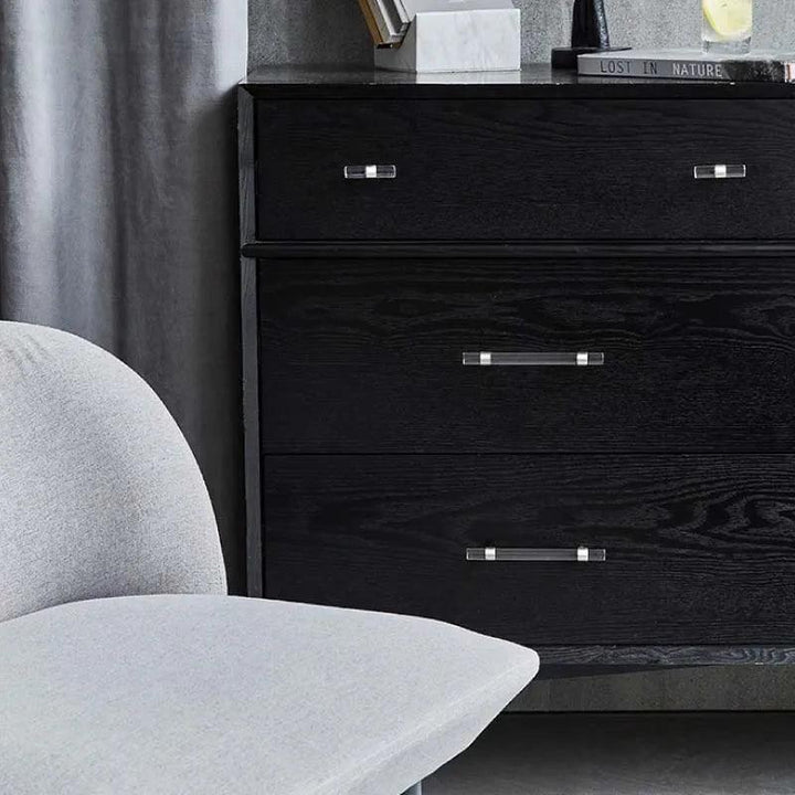 Lisslune | Luxurious gold acrylic drawer knobs with crystal embellishments - Stylish cabinet handles