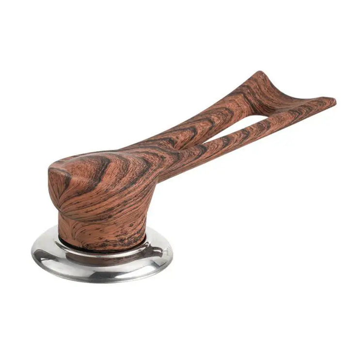 Lisslune | Replacement handle for pot lid – wood design with stainless steel base