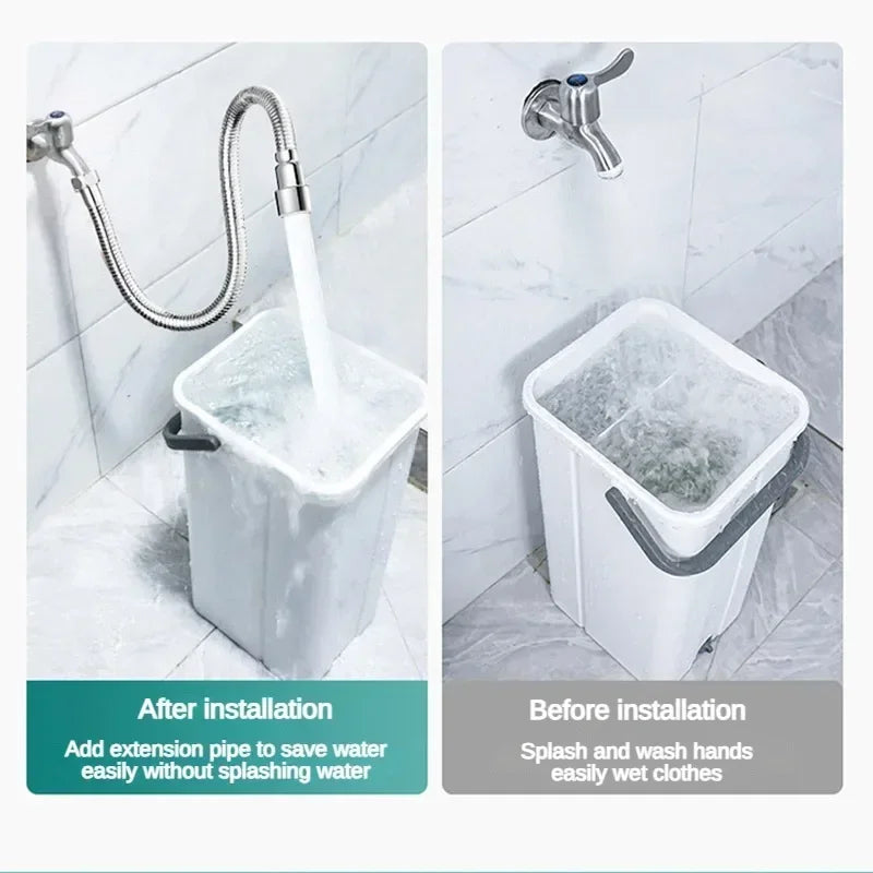 Lisslune | Universal Flexible Adjustable Kitchen Faucet Extender Nozzle