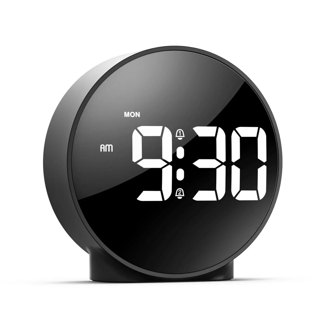 Lisslune | BrightTime – Digital LED Alarm Clock with USB Charging