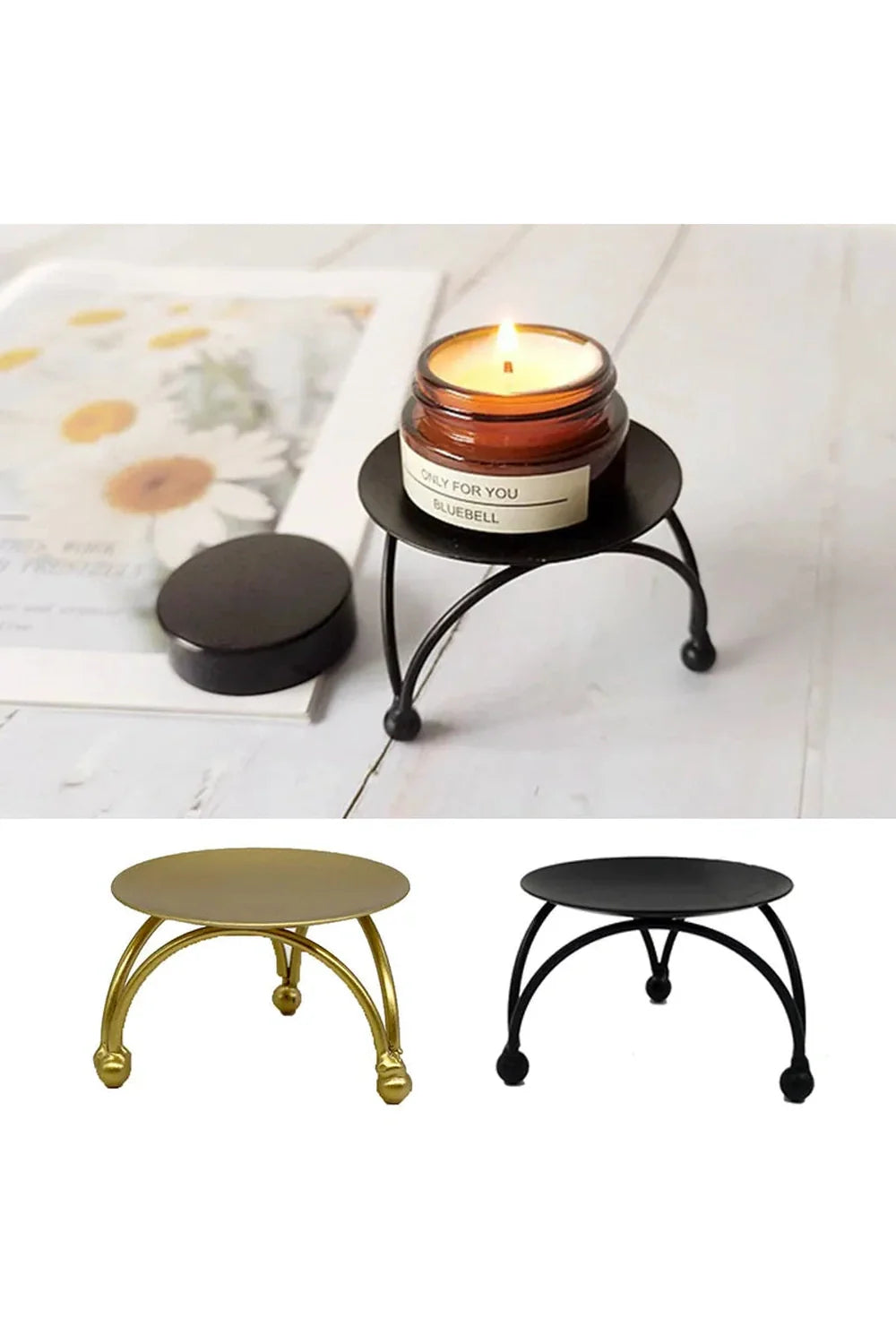 Lisslune | Aesthetic plated pillar plate holder