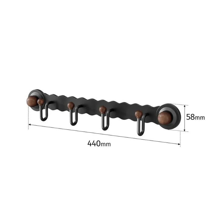 Rynx | Backdoor Wall Coat Hook Suction Cup Style Bedroom Relaxation Space Vestibule Shot-Free Wall-Mounted Coat Storage Hook