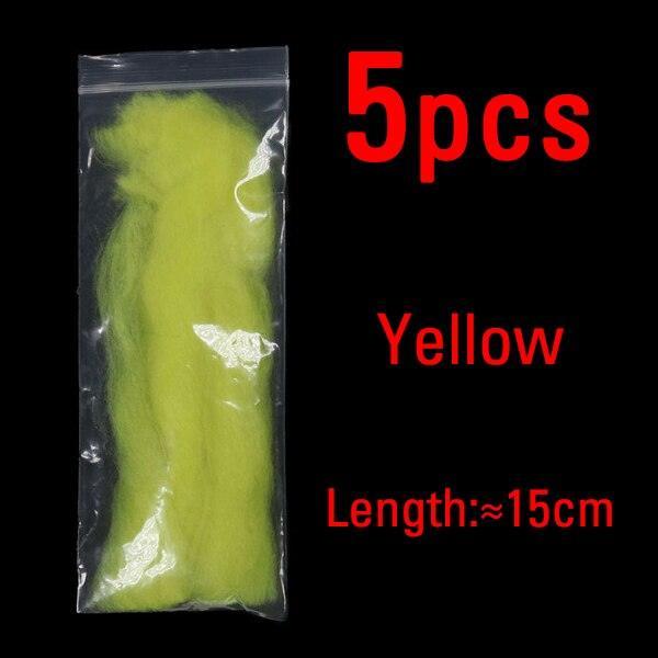 Lisslune | Baitfish Glow Bug Fiber Fly Tying Kit: 12 Lively Thread Selections for Impressive Patterns