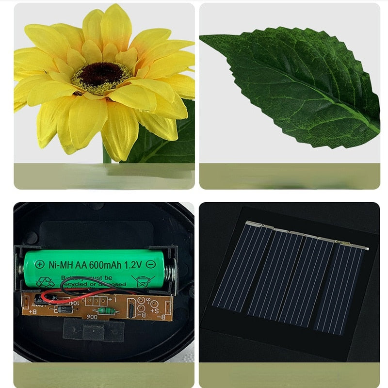 Lisslune | Sunflower Waterproof Solar Led Garden Lights