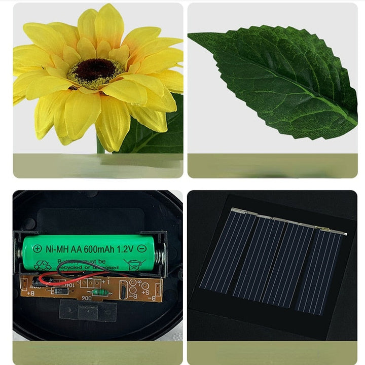 Lisslune | Sunflower Waterproof Solar Led Garden Lights