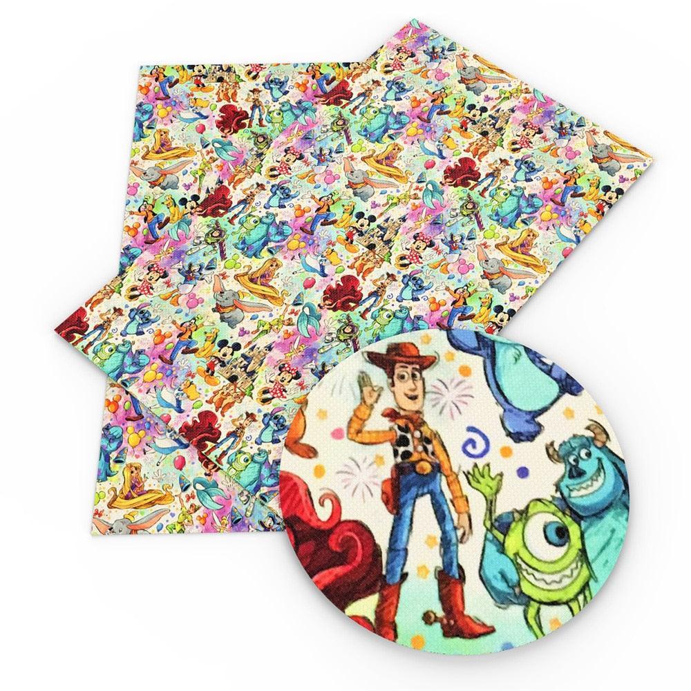 Lisslune | Premium Cartoon Theme Synthetic Leather Craft Set with Waterproof PVC - Handicraft Treasures