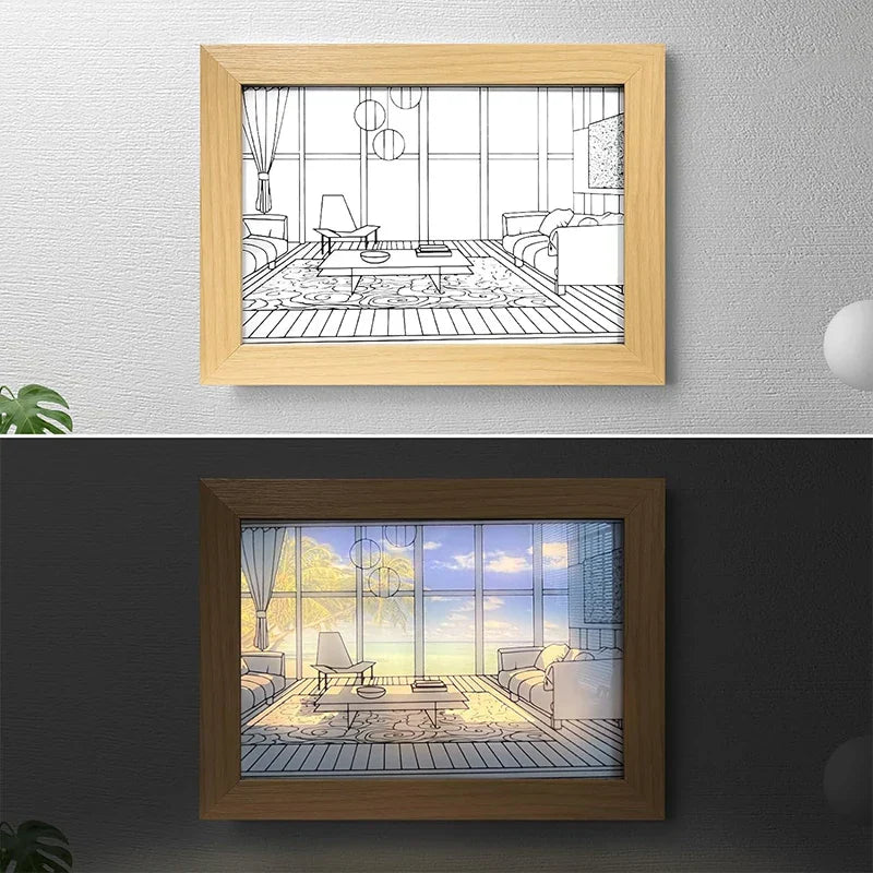 Lisslune | Luminous Decorative Dimmable Artsy Led Light Painting