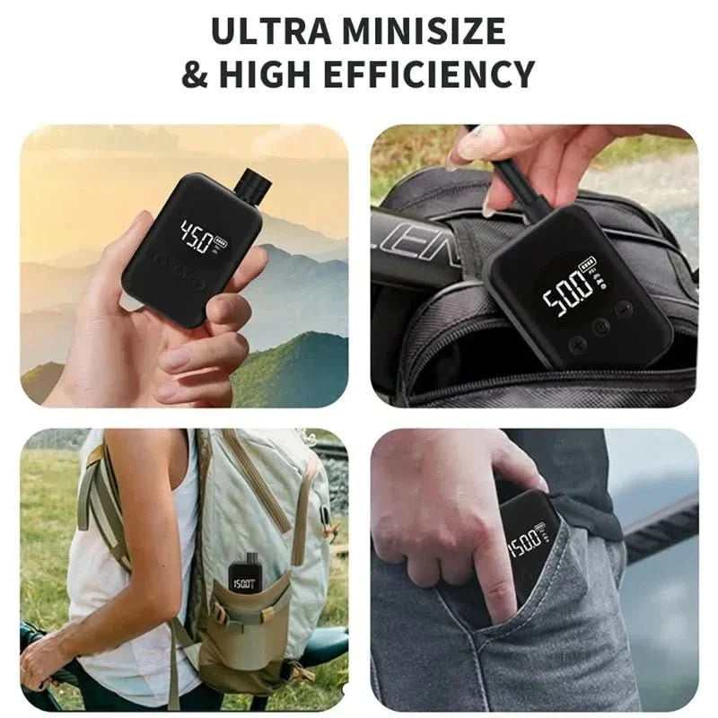 Lisslune | Portable Mini Bike Pump with 150psi for MTB & Outdoor
