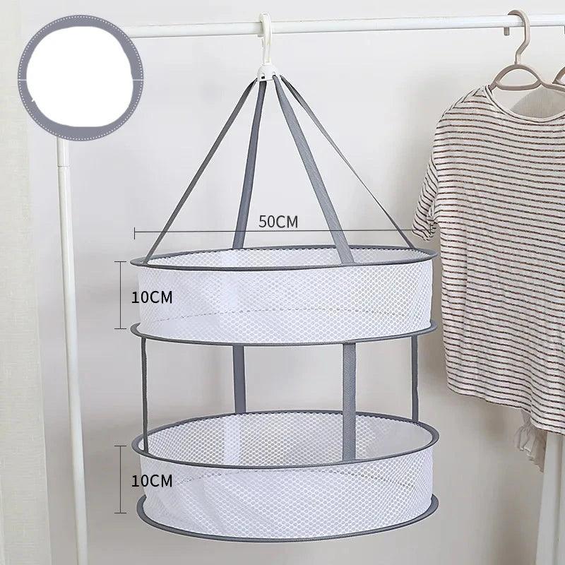 Lisslune | Honeycomb safe portable dress racks with smart mesh organizer