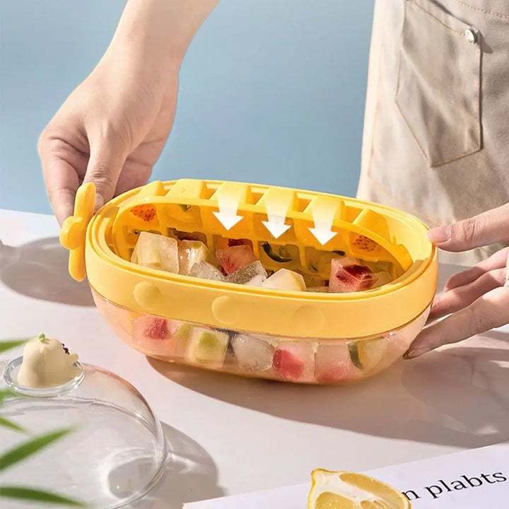 Lisslune | Cute Cartoon Rotating Knob Ice Cube Tray