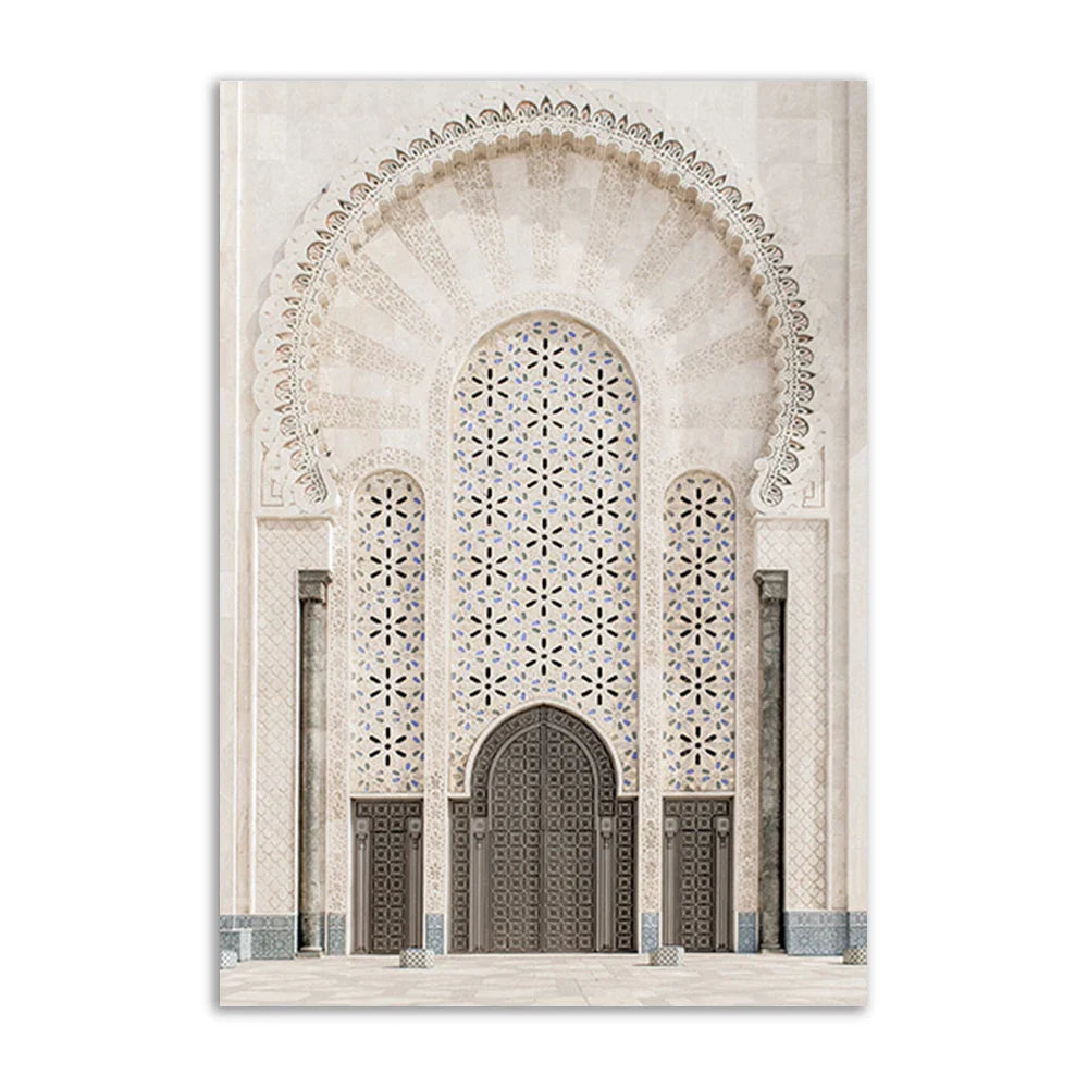 Lisslune | Mosque Canvas Poster