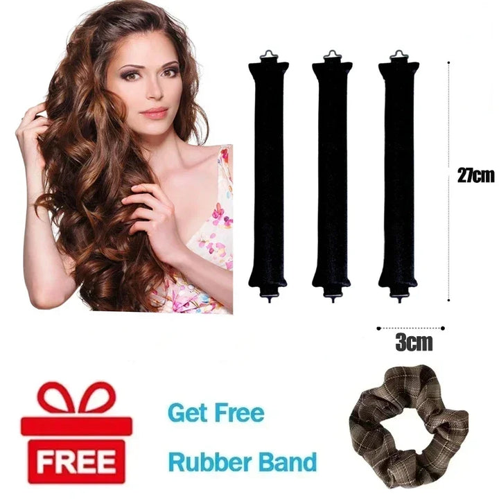 Rynx | Heat-free Curls Lazy Curly Products Women Hair Curling Wand Sleep Hairdresser Tools Curling Iron Hair Band Hair Curling Roller