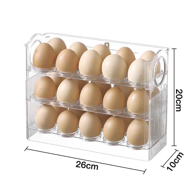 Lisslune | Automatic Flip Egg Storage Rack