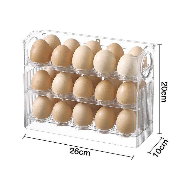Lisslune | Automatic Flip Egg Storage Rack