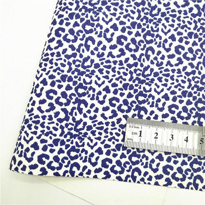Lisslune | Sparkling Yellow Leopard Print Suede Craft Sheets - A Must-Have for Creative Projects