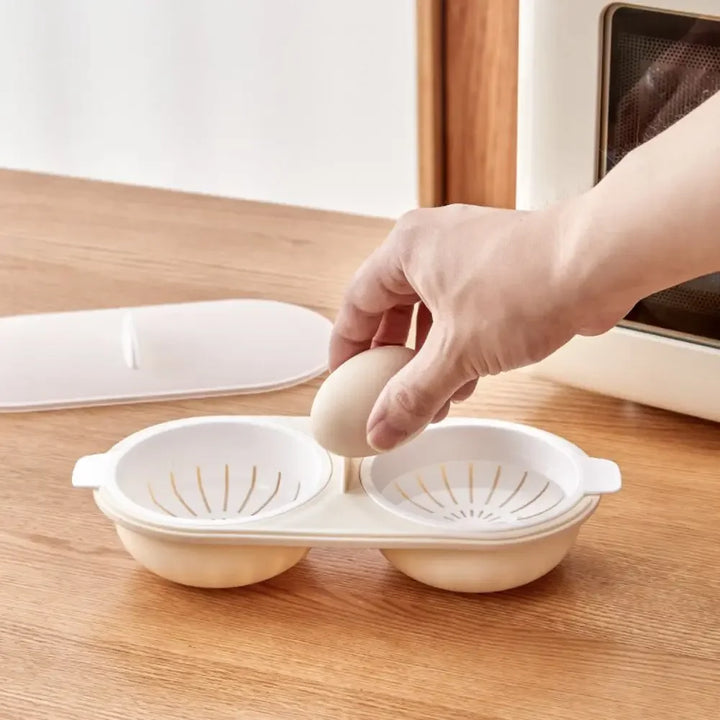 Lisslune | Double Space Durable Microwave Egg Maker