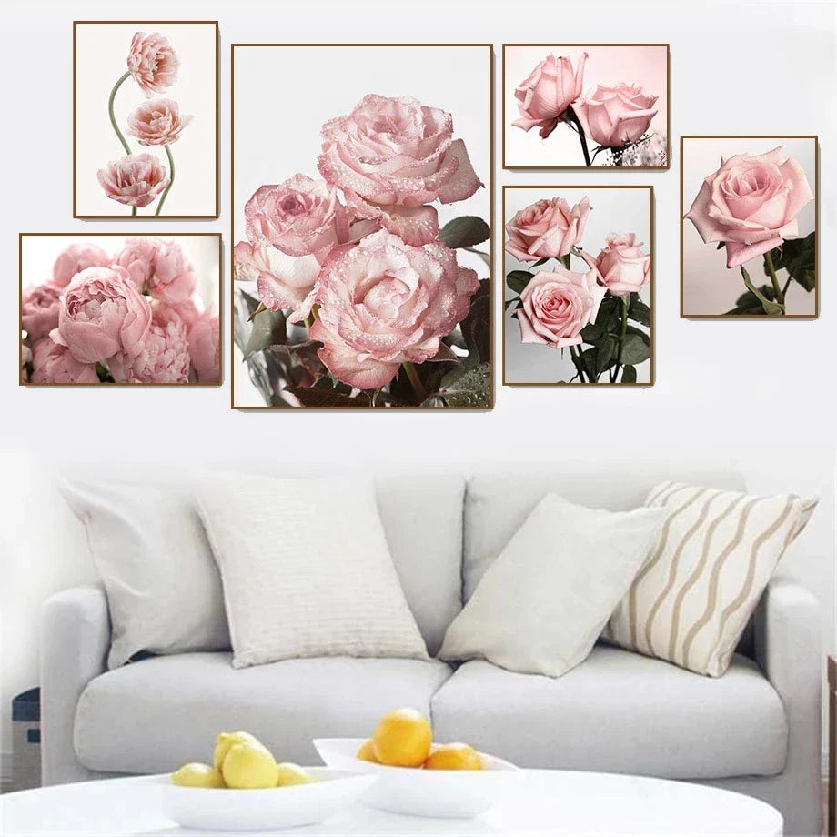 Lisslune | Rose Canvas Poster