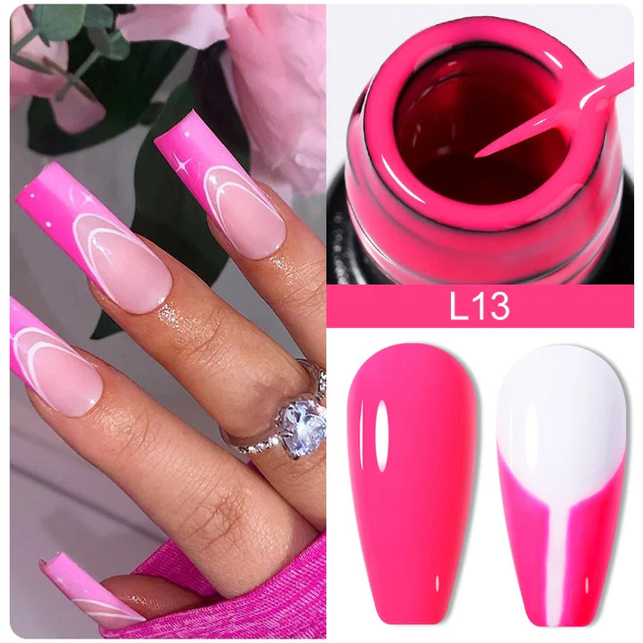 Rynx | 5ml Colorful Reflective Liner Gel Nail Polish Super Bright Painting Glitter Gel Graffiti Stripe Design Polish Manicure
