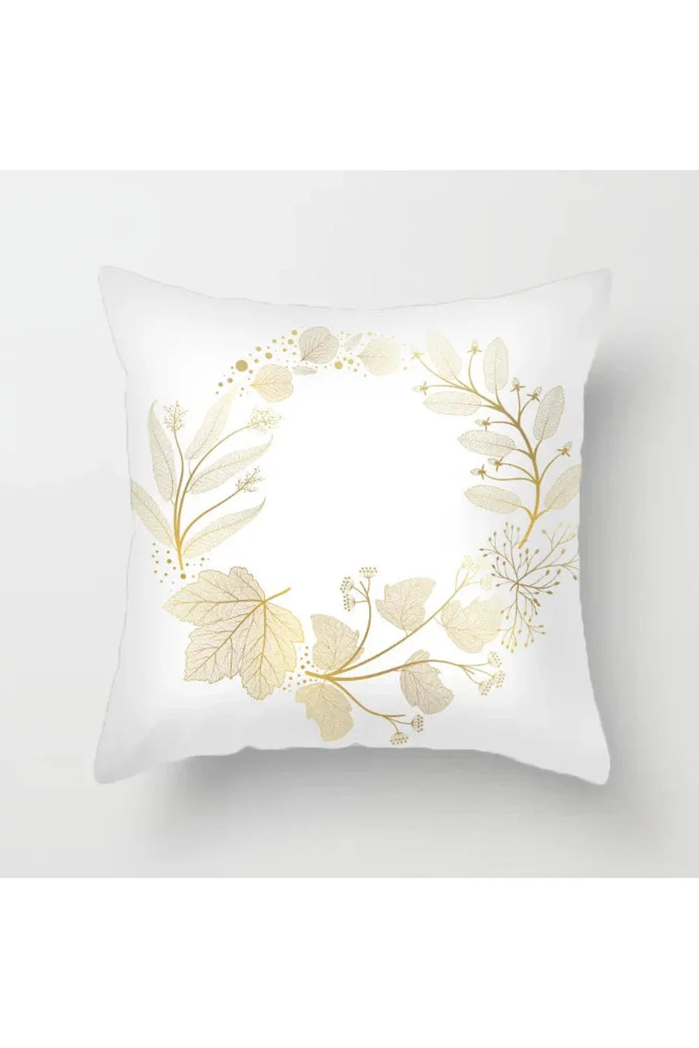Lisslune | Yellow leaf polyester pillowcase