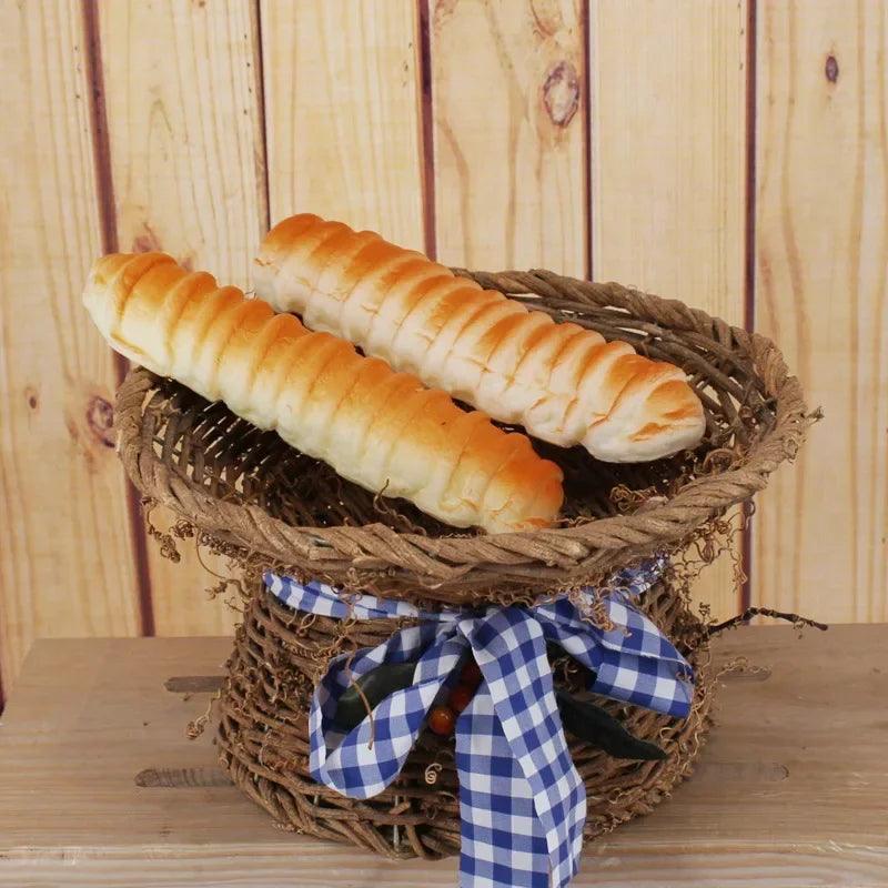 Lisslune | Synthetic Baguette Keychain and Decor for Home, Photography and Kitchen Display