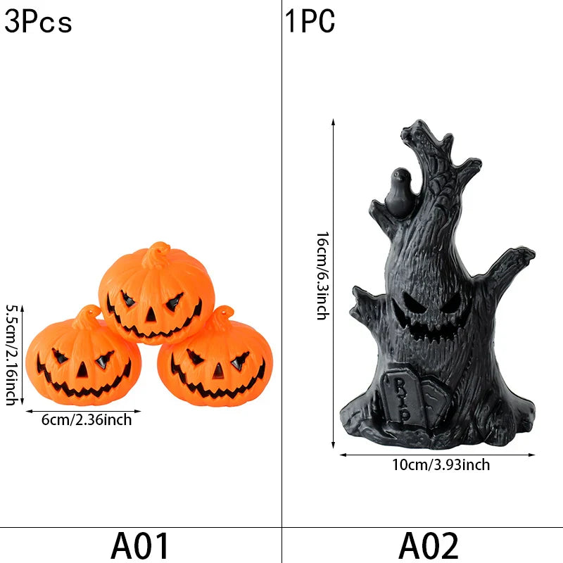 Rynx | Halloween LED Deco Lamp Pumpkin Ghost Tree Lights Table Ornament Lantern Garden Home Decoration Halloween Party Deco Accessories