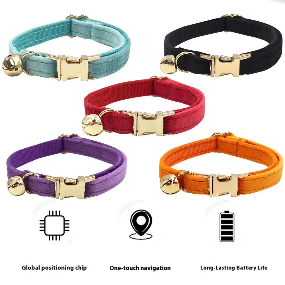 Lisslune | Pet Tracker Mini – Smart Bluetooth Animal Locator with Collar and Bell
