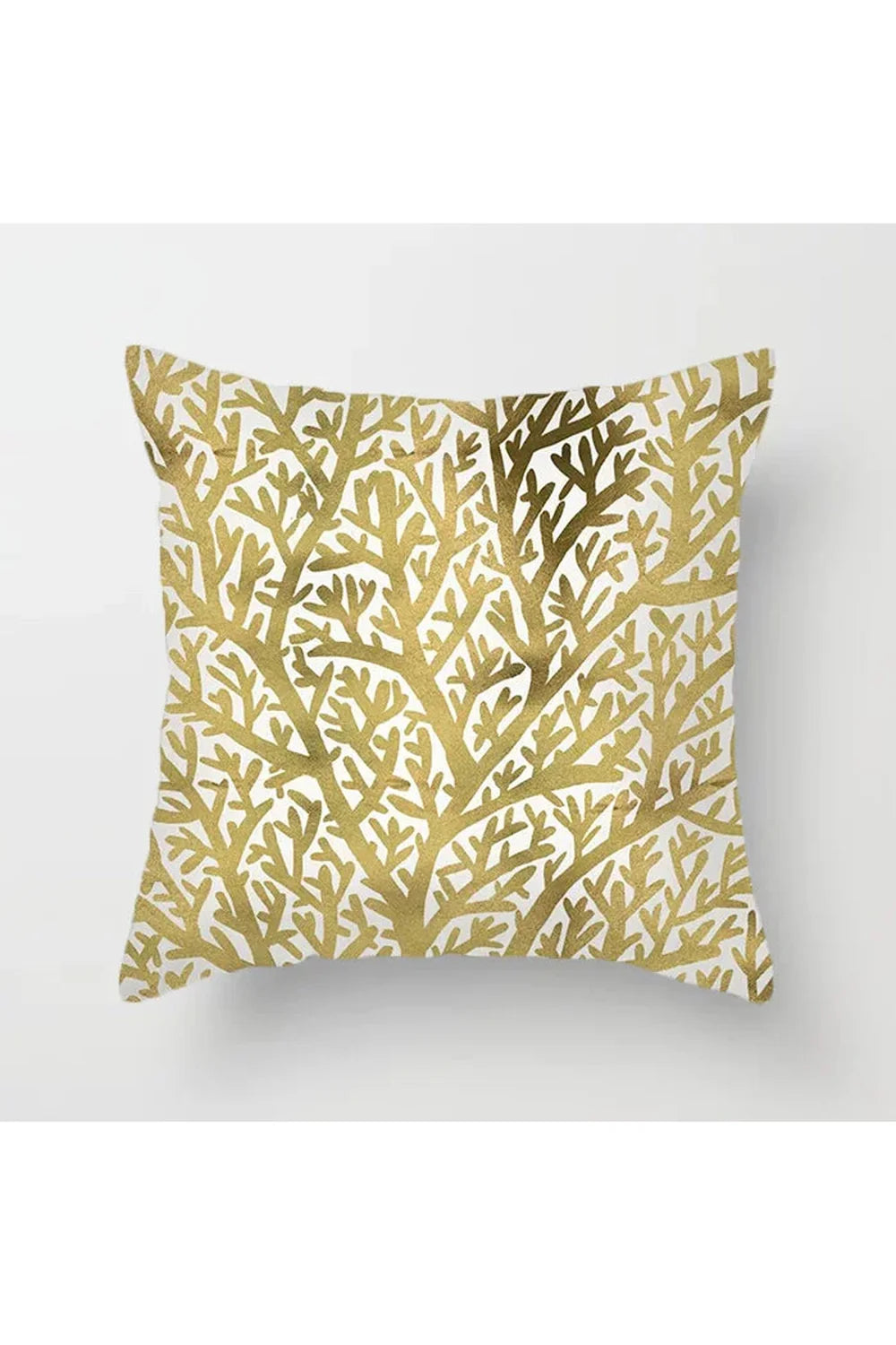 Lisslune | Yellow leaf polyester pillowcase