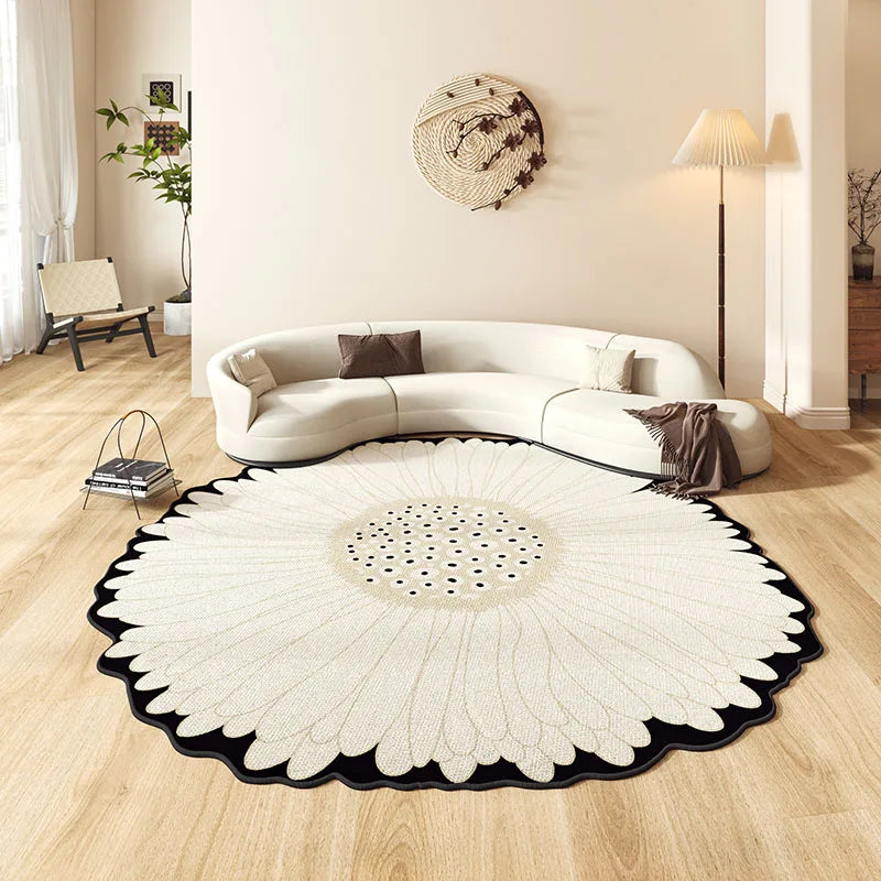 Rynx | Art carpet irregular living room rug non-slip bedroom carpets easy care large area rug easy storage rugs minimalist rug