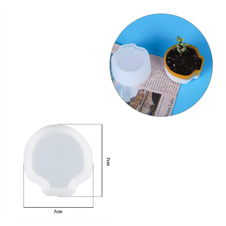 Lisslune | Silicone mold set for creative candle jars and flower planters