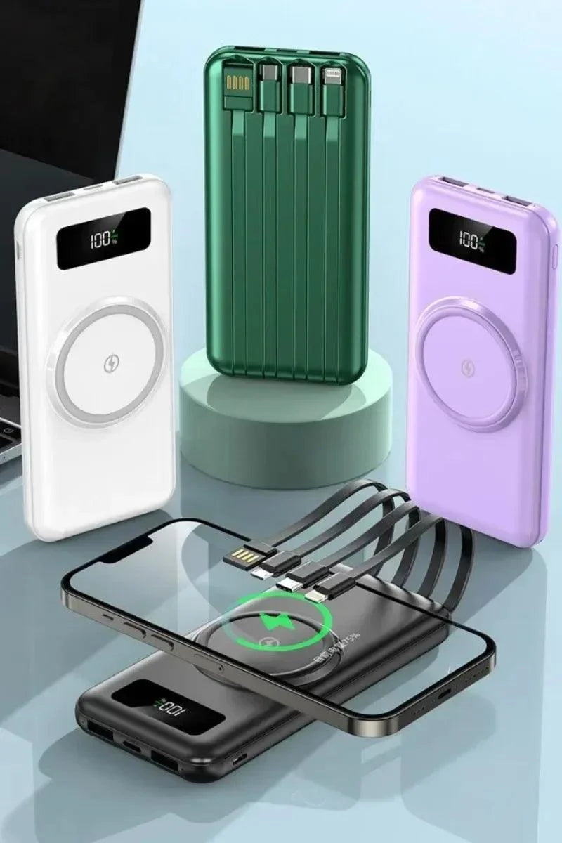 Lisslune | Ultra-High Capacity 200000 mAh Wireless Charger with Fast Charging and LED Display - Your Ultimate Power Companion